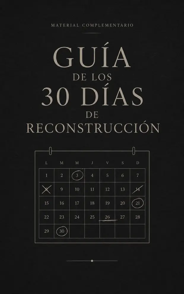 Portada del bono: Guía de los 30 Días de Reconstrucción